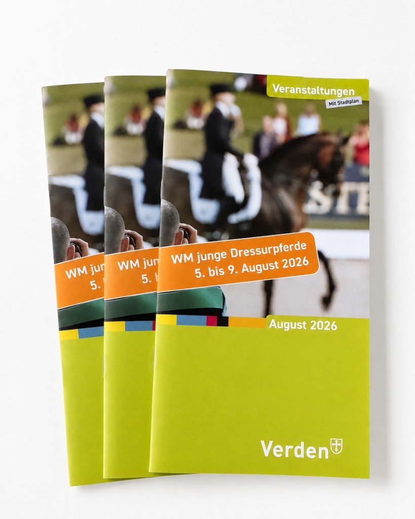Veranstaltungsbroschüren für Dressurpferde